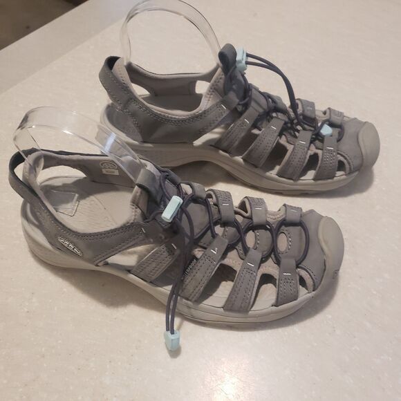 KEEN Women's Astoria West Closed Toe Sandals SIze 11 Grey - Picture 1 of 12